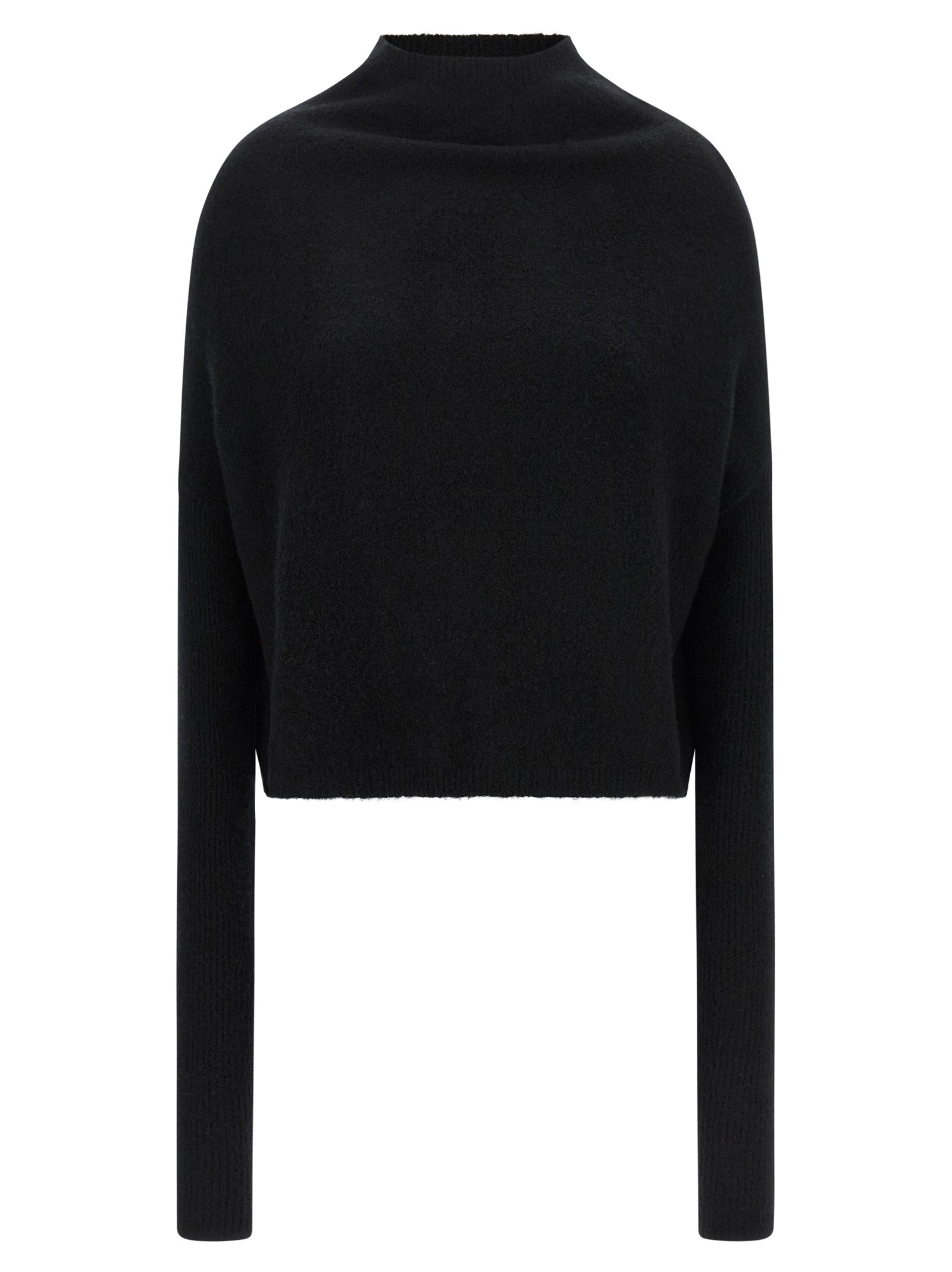 Rick Owens Schwarzer Kaschmir-Cardigan