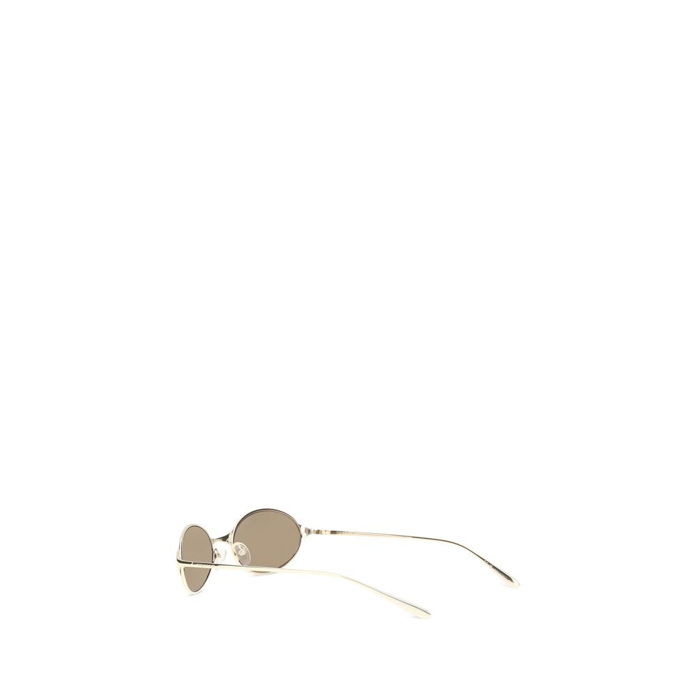 Alexander McQueen Sonnenbrille aus Goldmetall