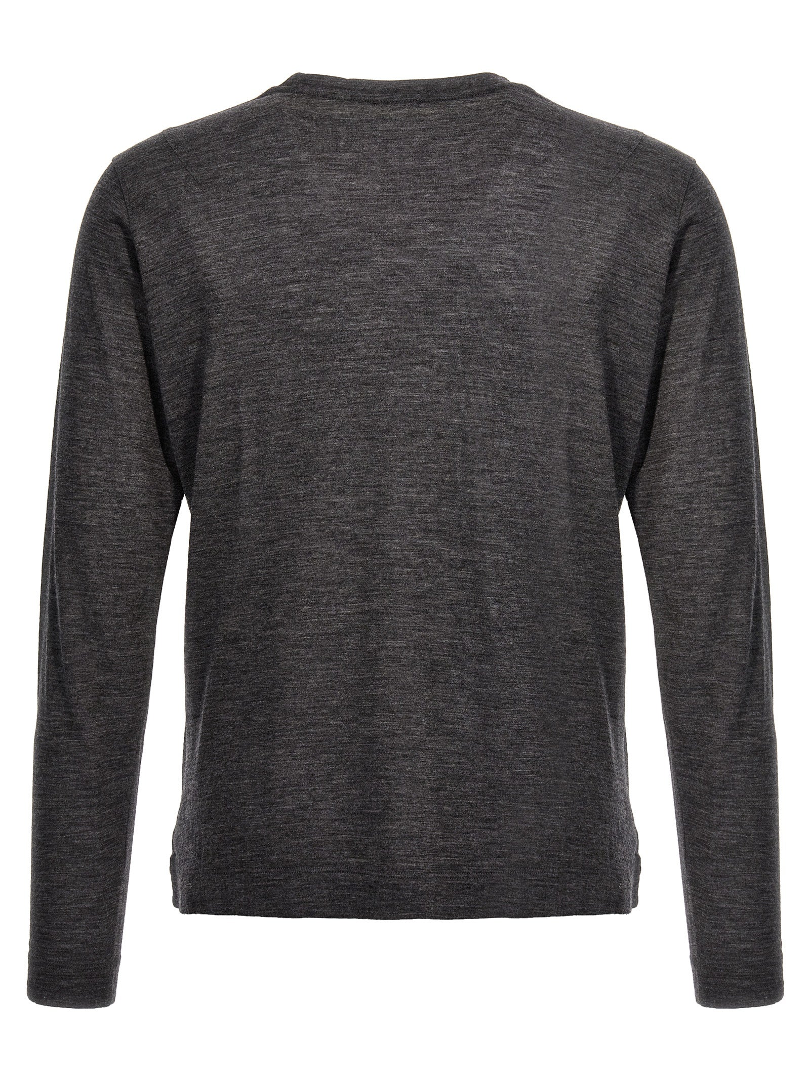 ZANONE Grauer Cardigan aus reiner Schurwolle