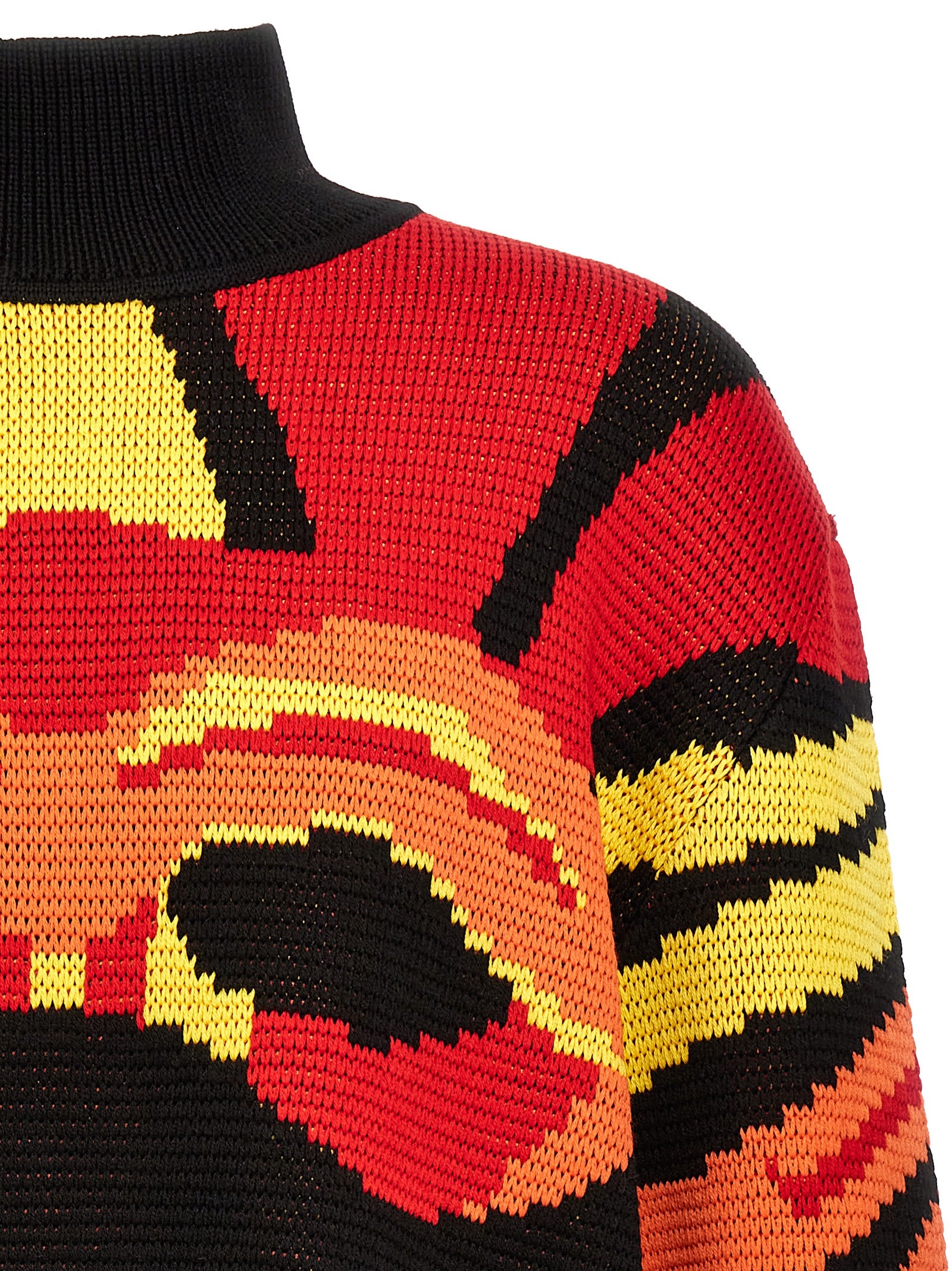 Bluemarble Mehrfarbige Wollstrickjacke