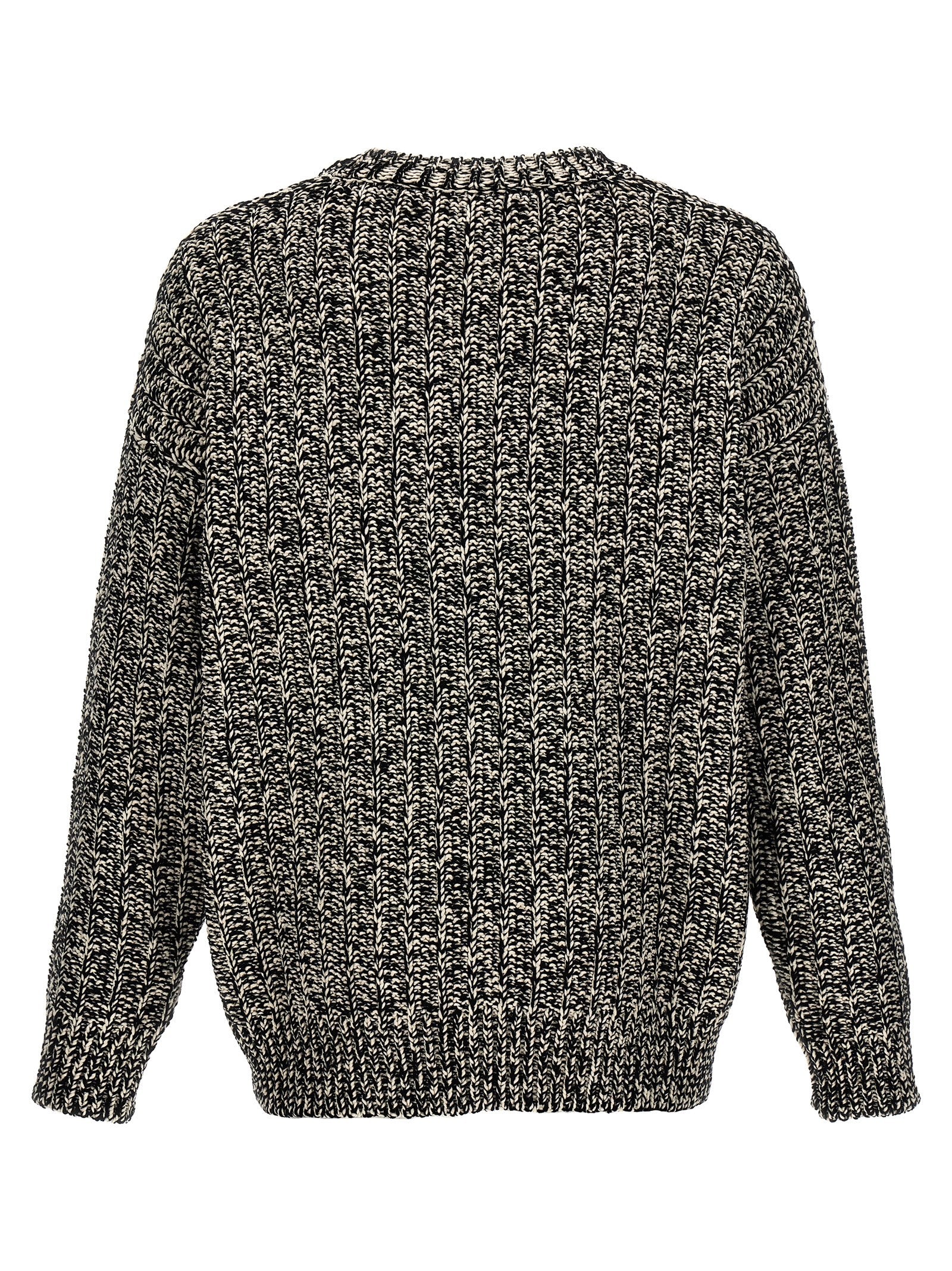 Jil Sander Mehrfarbige Wollstrickjacke