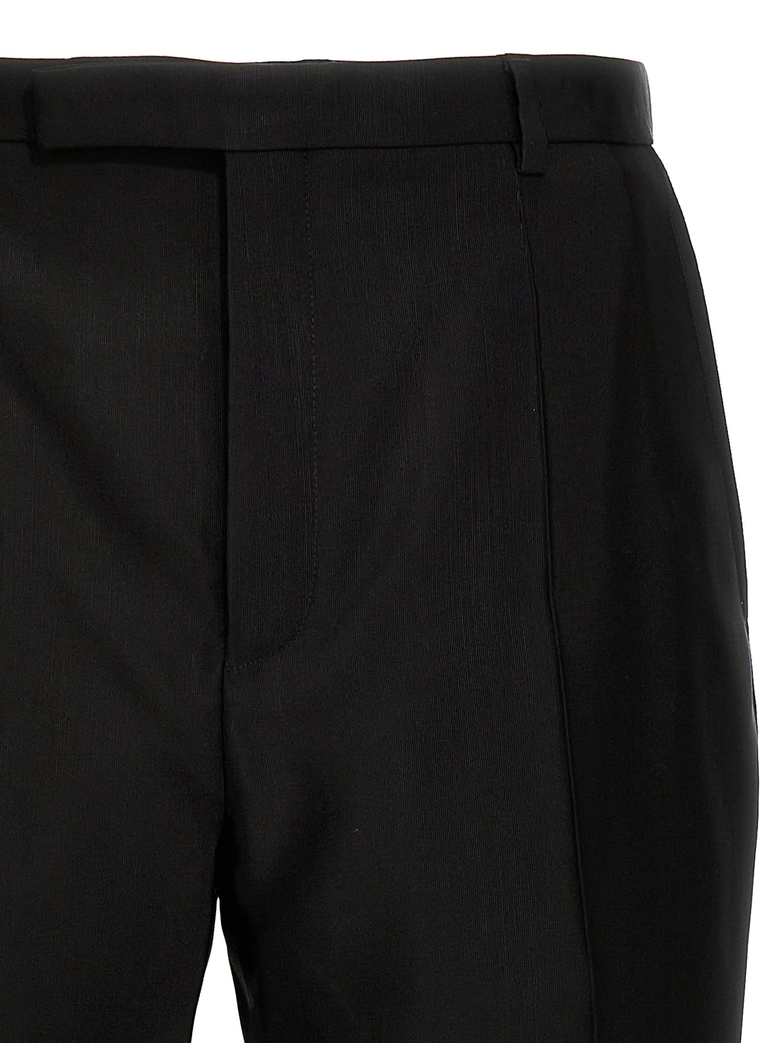 Saint Laurent Schwarze Hose aus Acetat