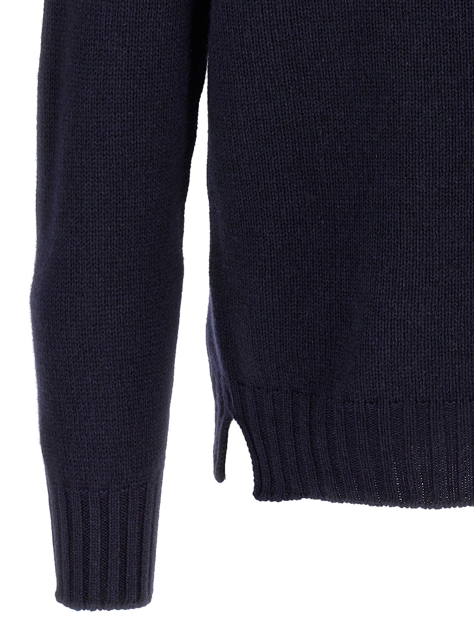 MA'RY'YA Blauer Wollcardigan