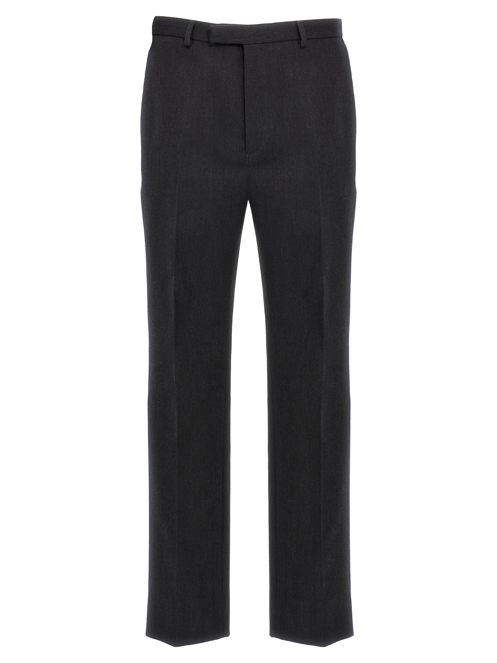 Gucci Graue Wollstoffhose