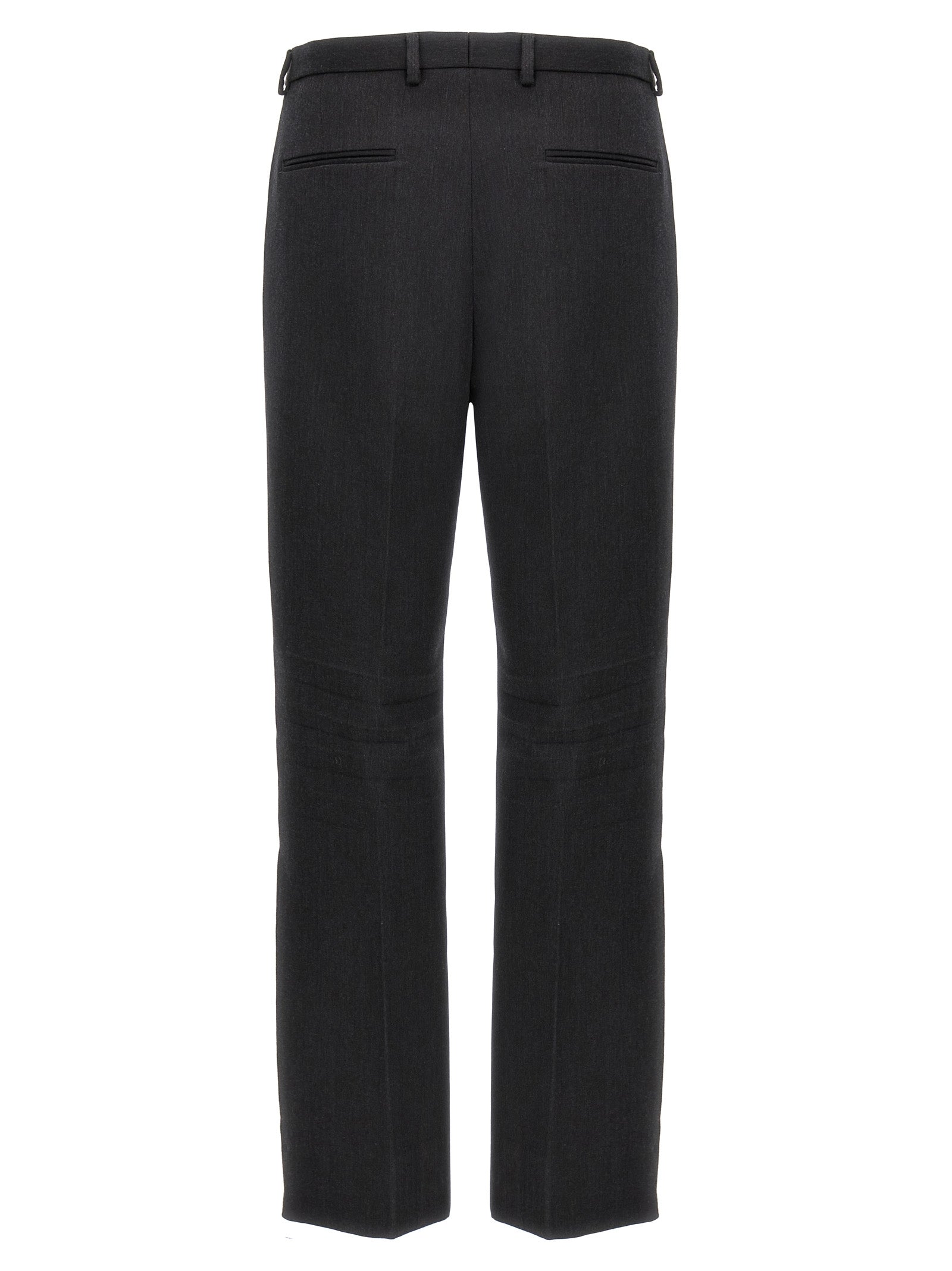 Gucci Graue Wollstoffhose