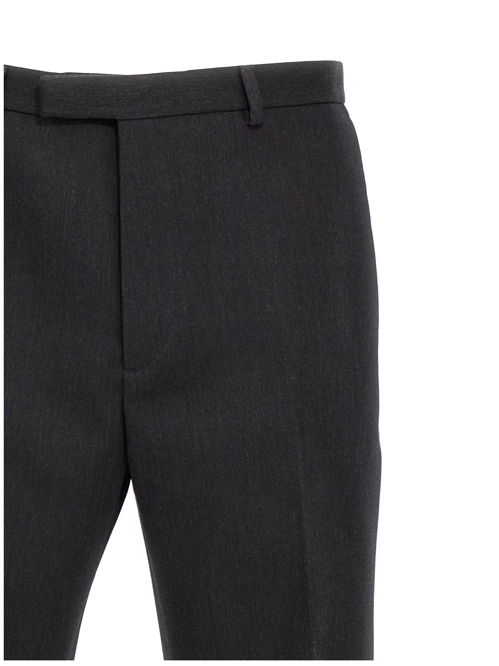 Gucci Graue Wollstoffhose