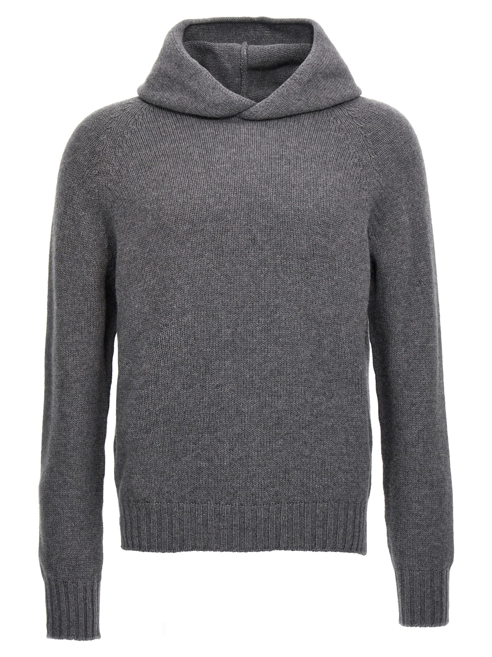 MA'RY'YA Grauer Wollcardigan
