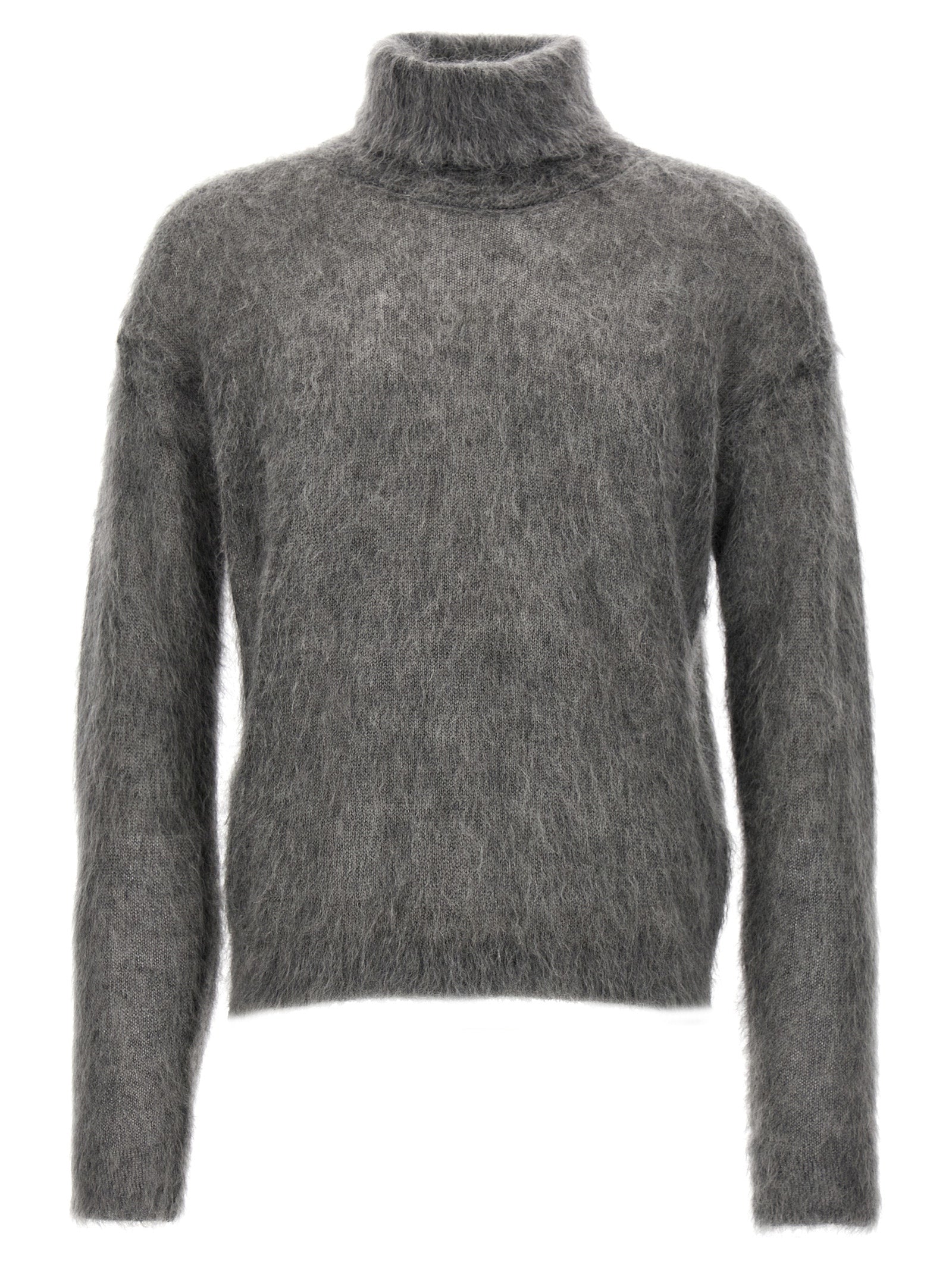 Saint Laurent Grauer Wollcardigan
