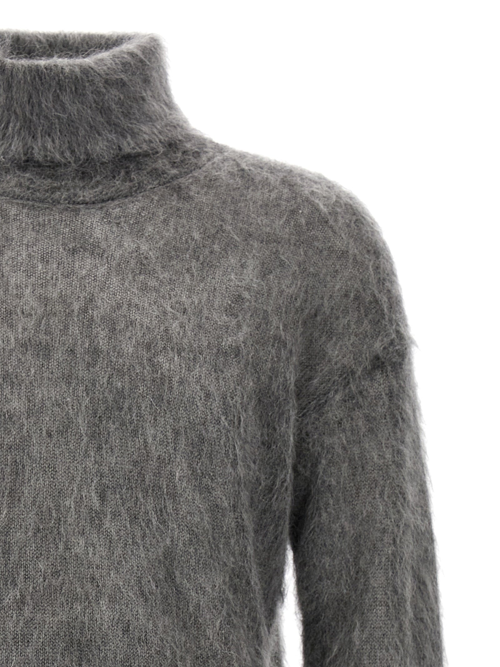 Saint Laurent Grauer Wollcardigan