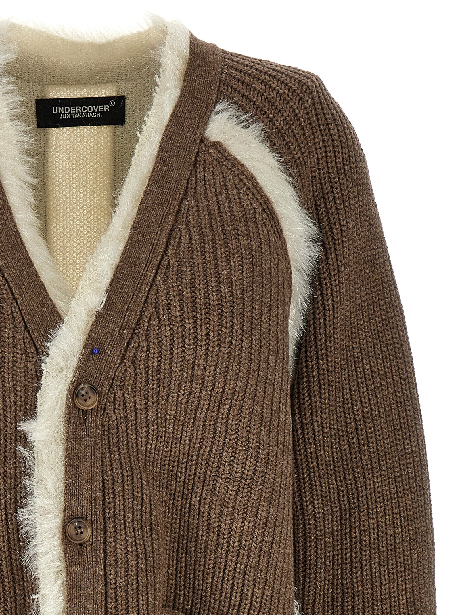 Undercover Brauner Wollcardigan