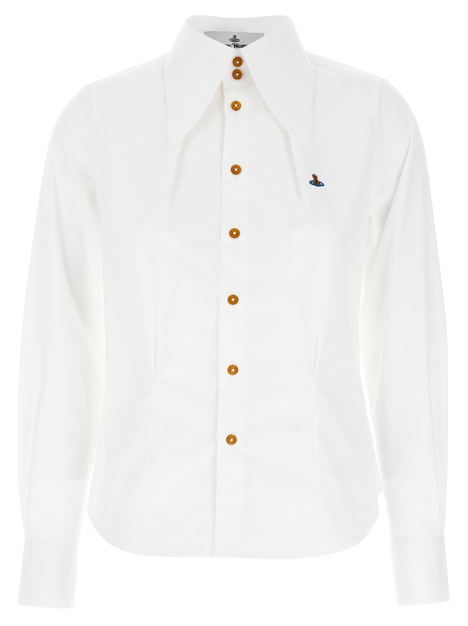 Vivienne Westwood Weiße Baumwollbluse