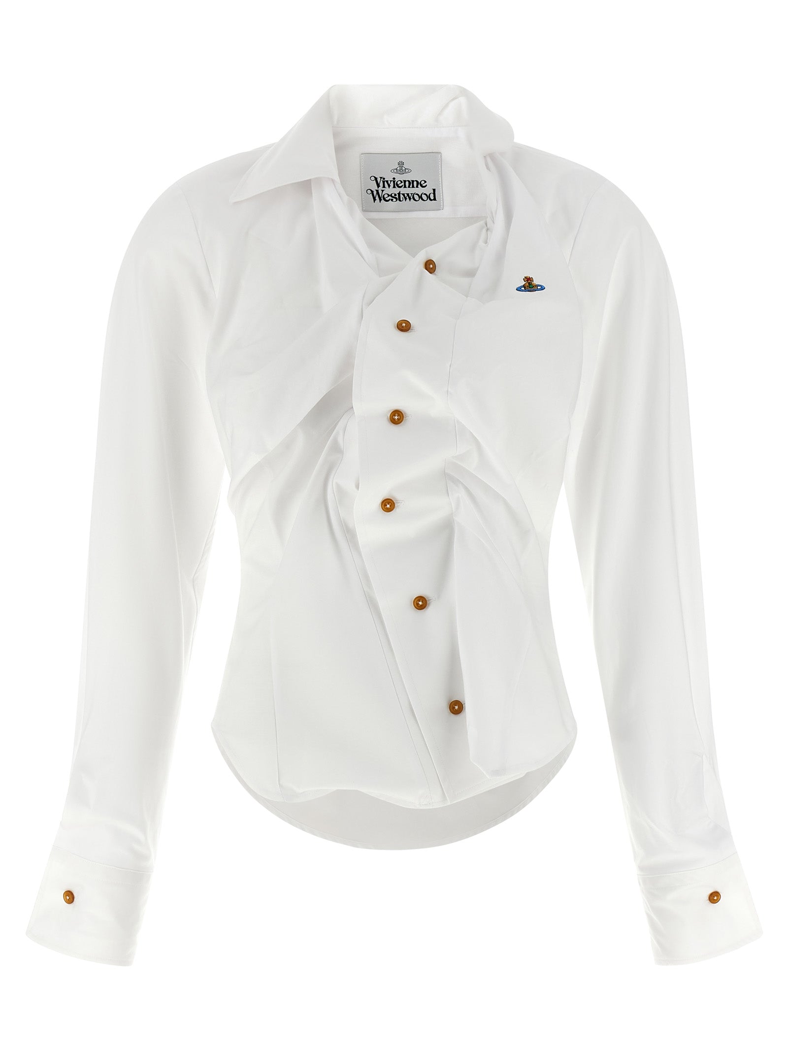 Vivienne Westwood Weiße Baumwollbluse