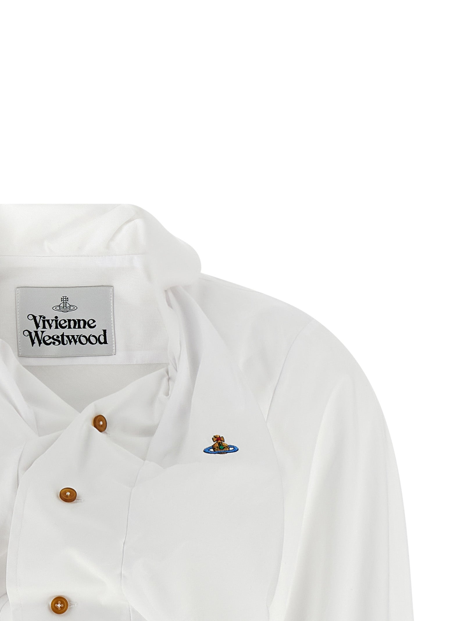 Vivienne Westwood Weiße Baumwollbluse