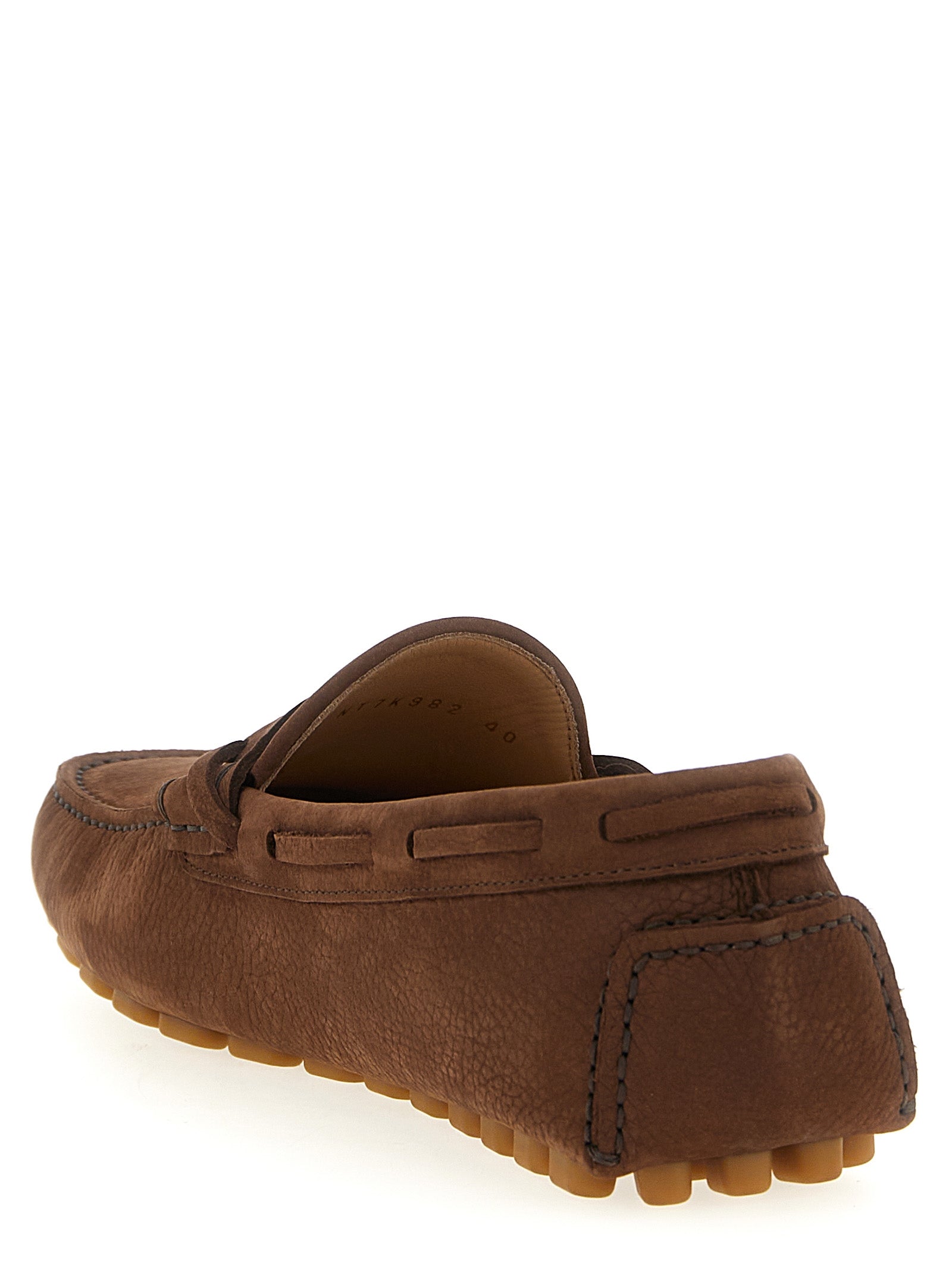 Valentino Garavani Braune Kalbsleder-Slipper