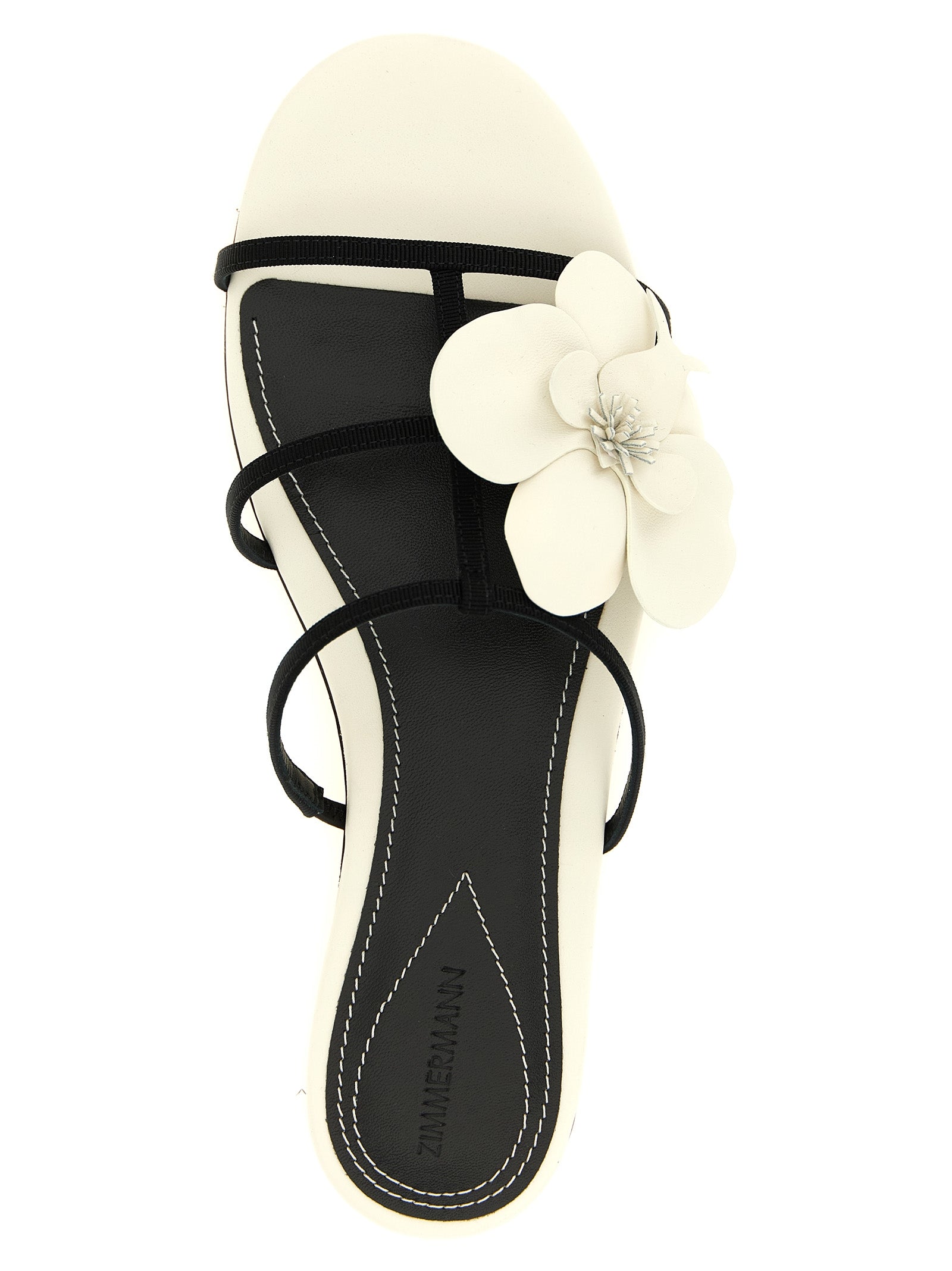 Zimmermann Zweifarbige Leder-Slipper