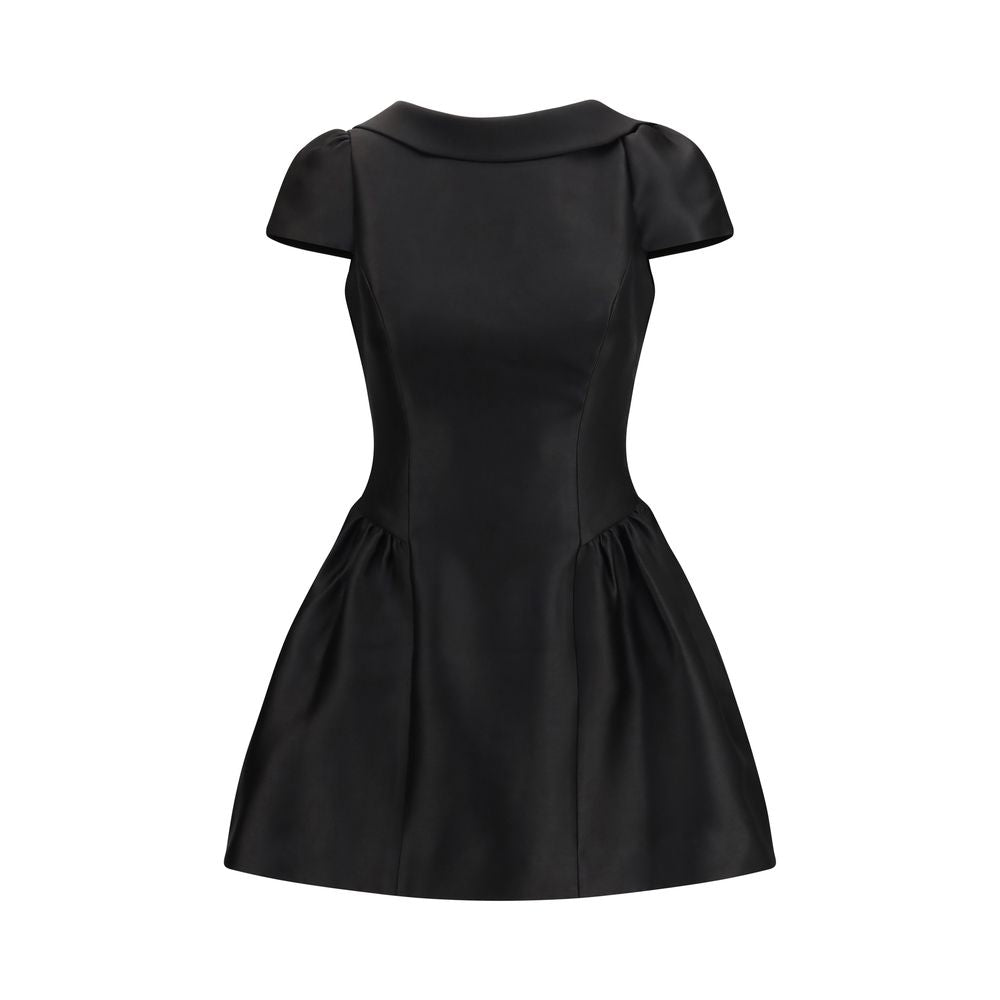 Self-Portrait Schwarzes Freizeitkleid aus Polyester