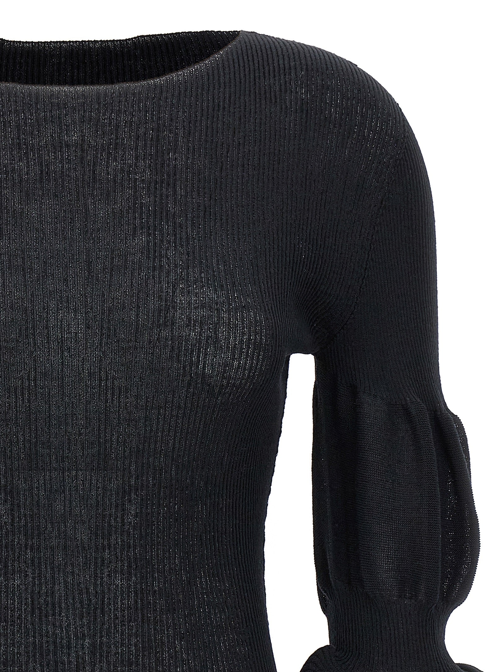 Issey Miyake Schwarzer Polyester-Sweatshirt