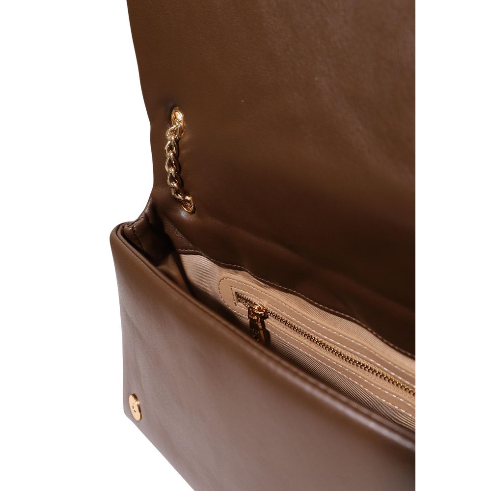 Love Moschino Braune Handtasche aus Polyethylen