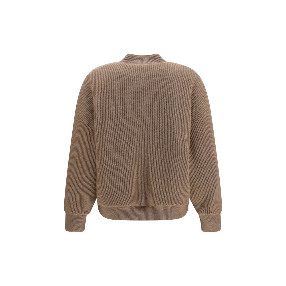 Brunello Cucinelli Beige Kaschmir Bomberjacke