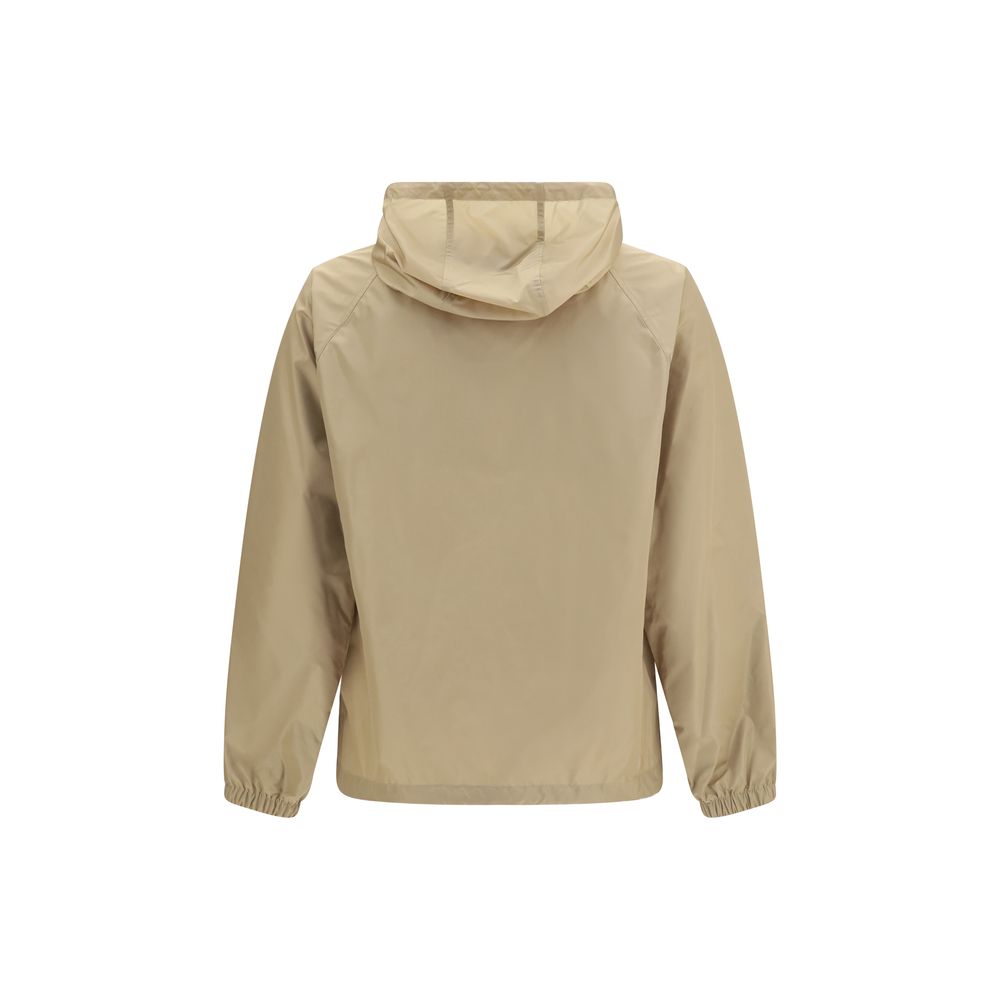 Burberry Beige Nylon Shell Jacke