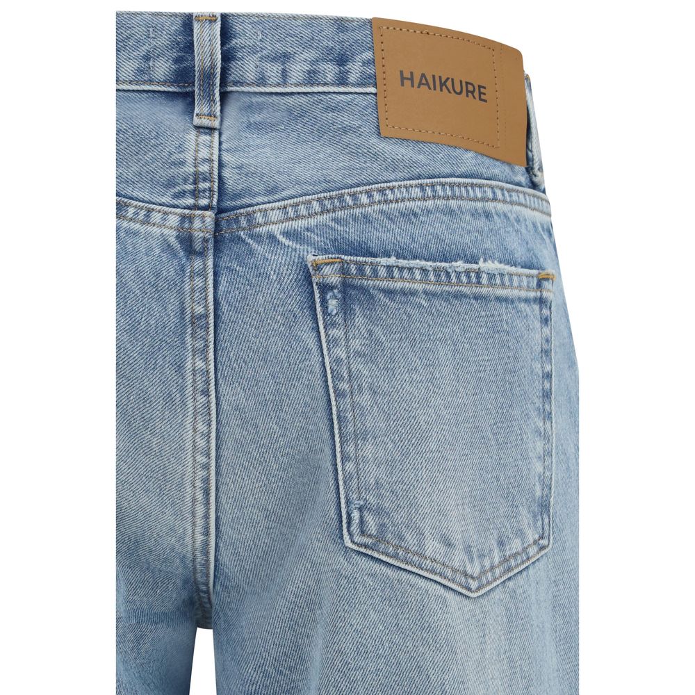 Haikure Blaue Jeans aus Baumwolle im geraden Schnitt