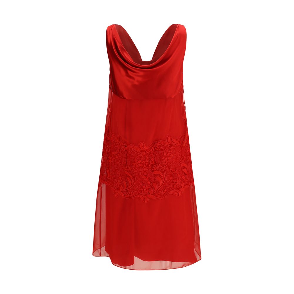 Ferragamo Multicolor Silk Casual Dress