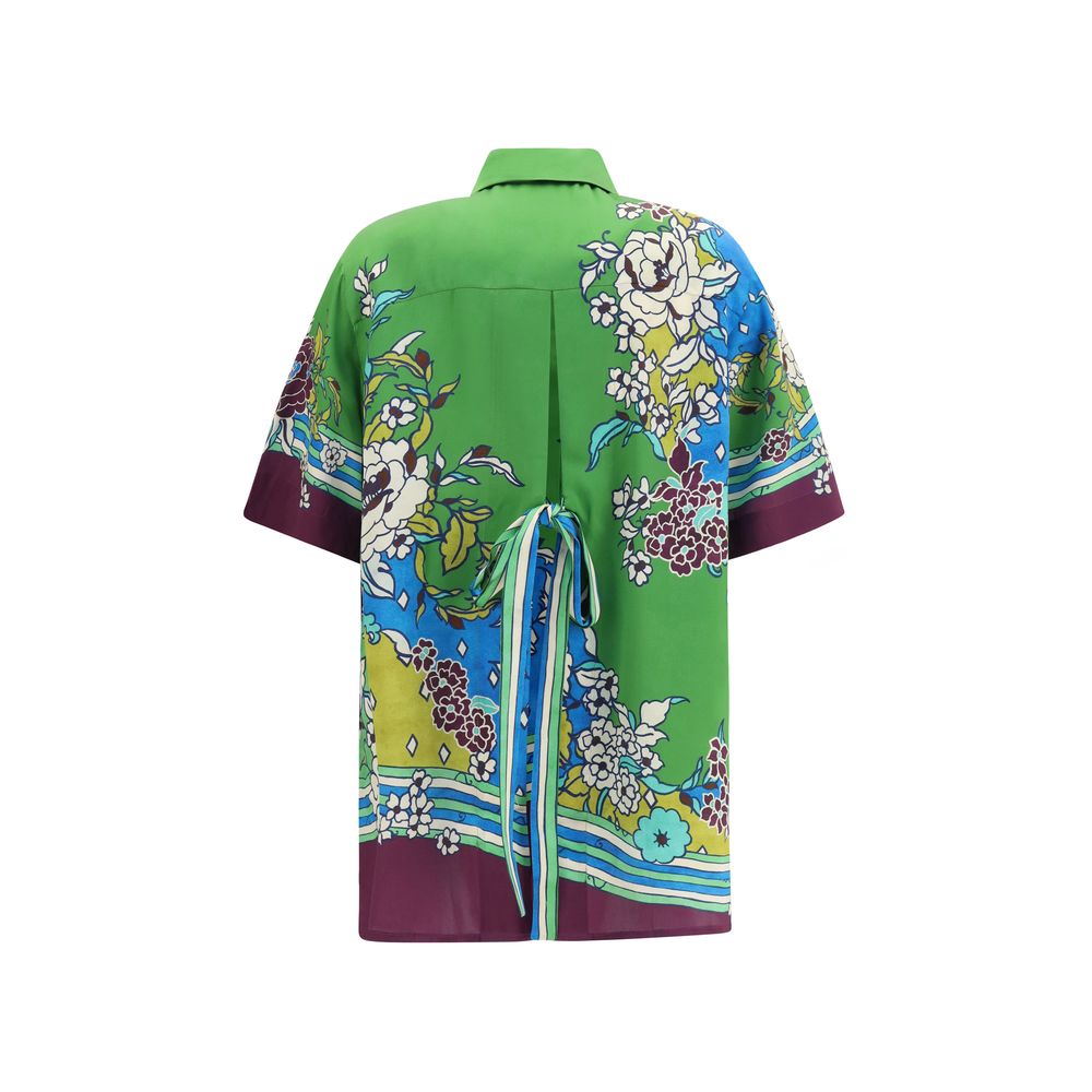 Alemais Mehrfarbige Seidenbluse