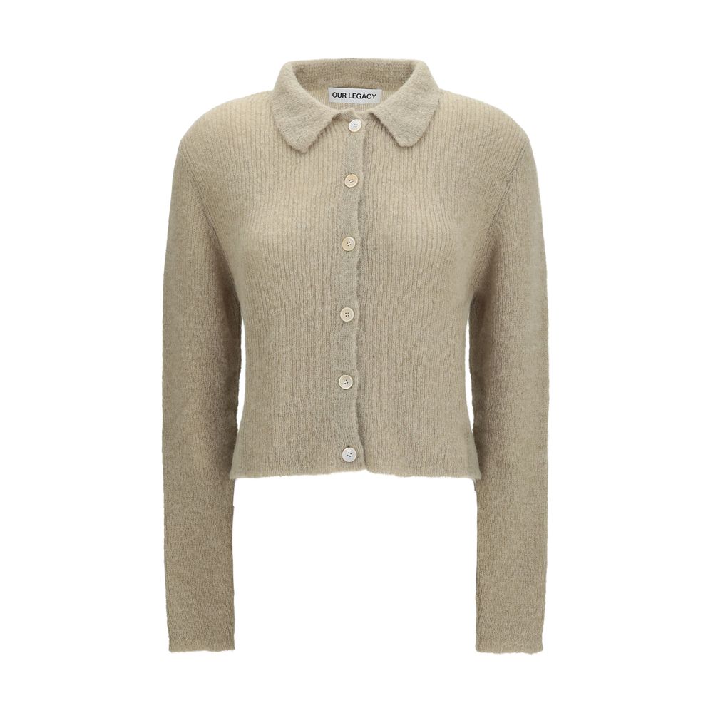 Our Legacy Beige Alpaka Vicugna Pacos Poloshirt
