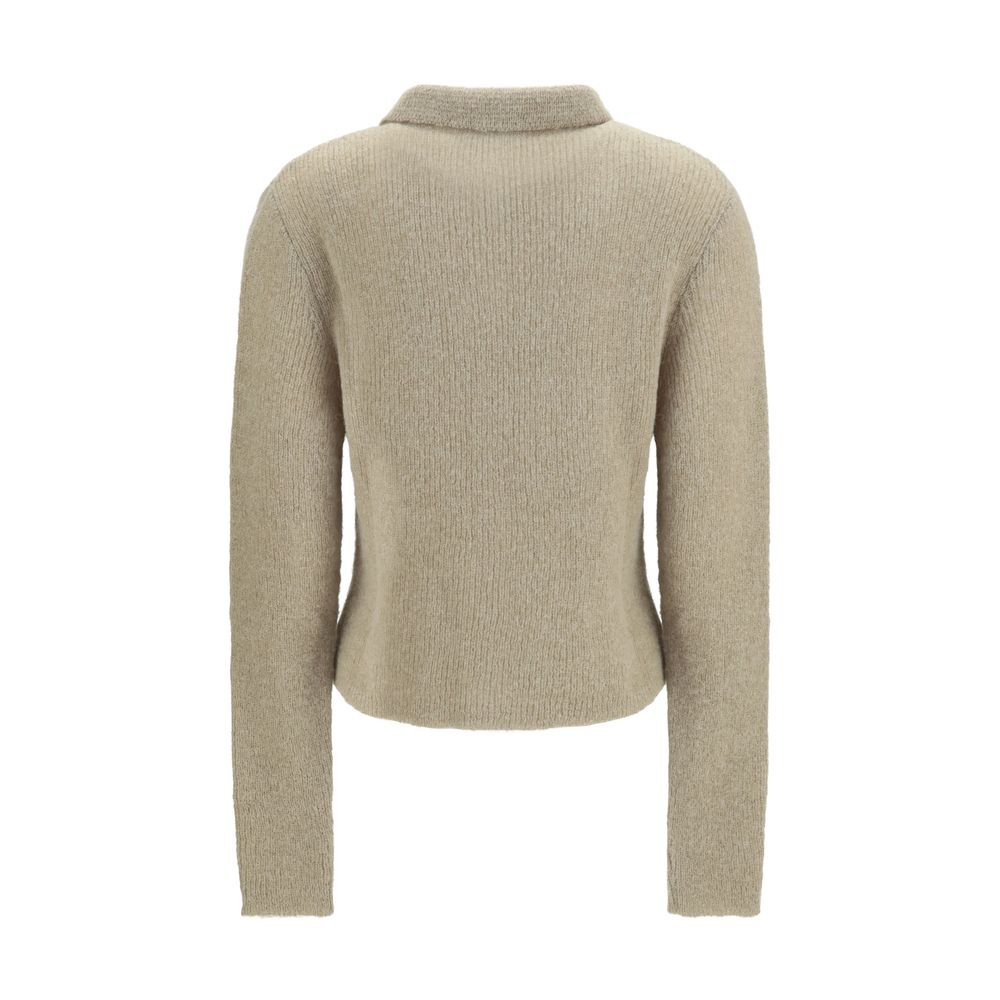 Our Legacy Beige Alpaka Vicugna Pacos Poloshirt
