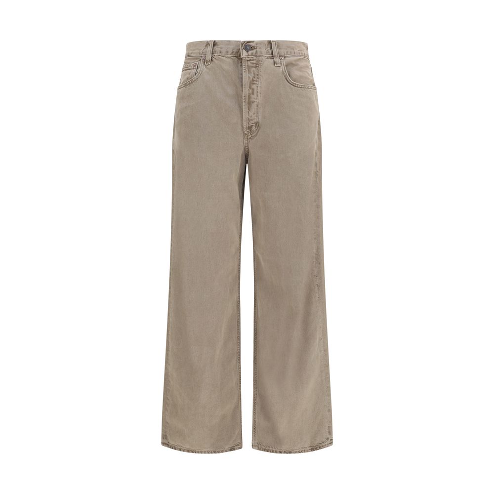 Agolde Braune Baumwollhose für die Freizeit