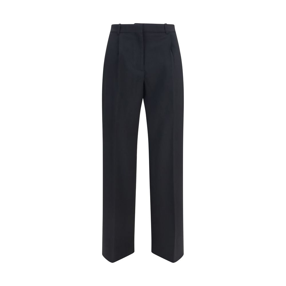Our Legacy Schwarze Wollhose Oves Aries Flared