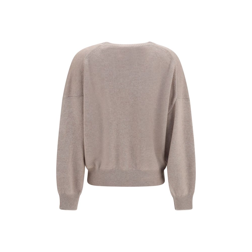 Lisa Yang Beiger Kaschmirpullover