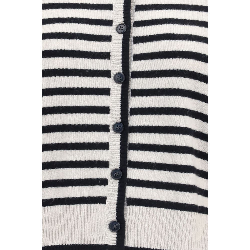 Lisa Yang Mehrfarbige Kaschmir-Strickjacke