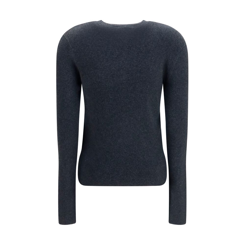Lisa Yang Grauer Baumwollpullover