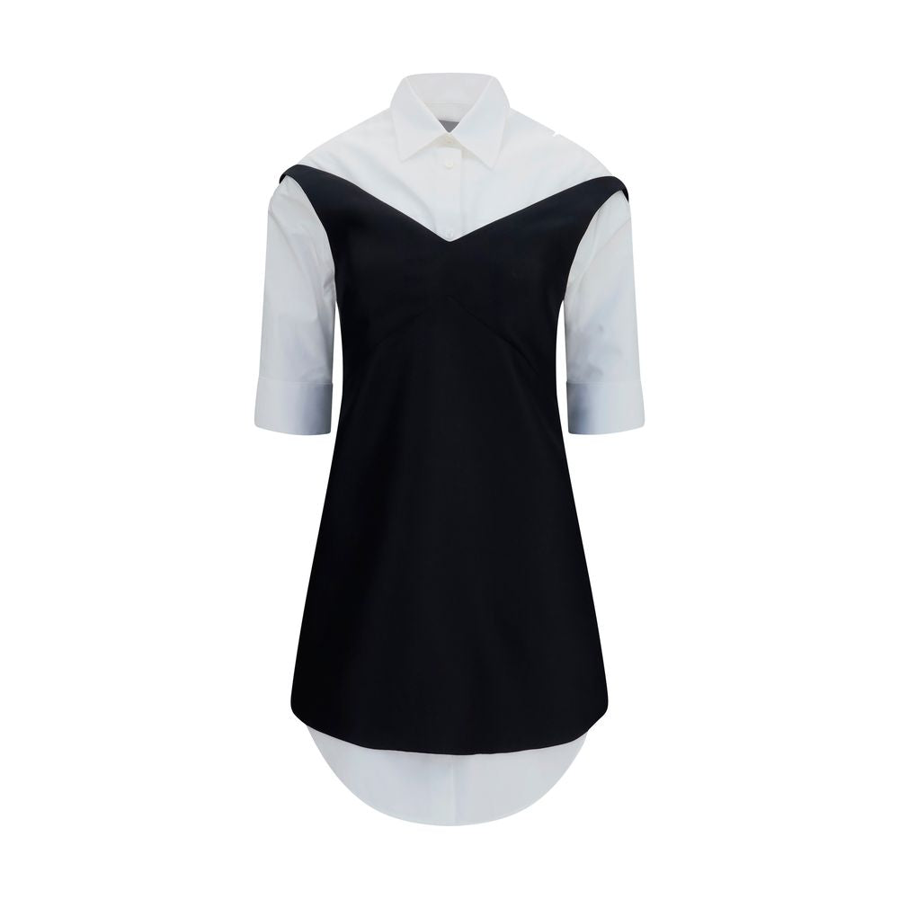 Balenciaga Schwarzes Oves Aries Wollkleid