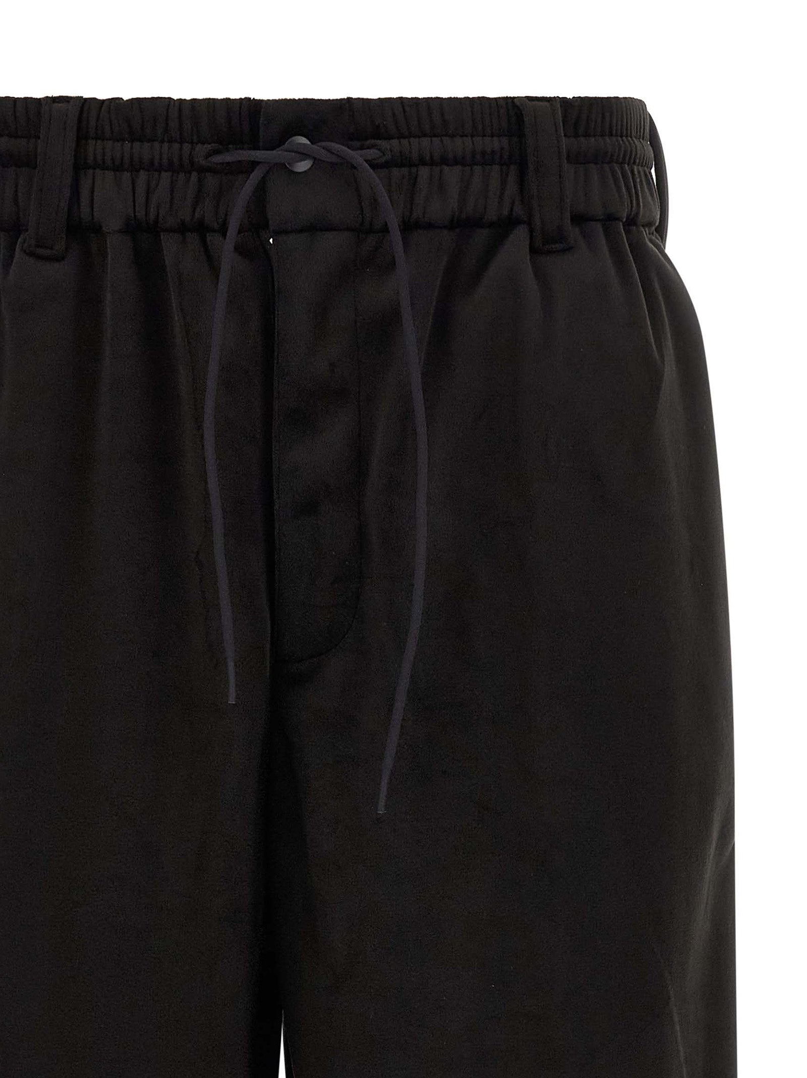 Y-3 Schwarze Trainingshose aus recyceltem Polyester