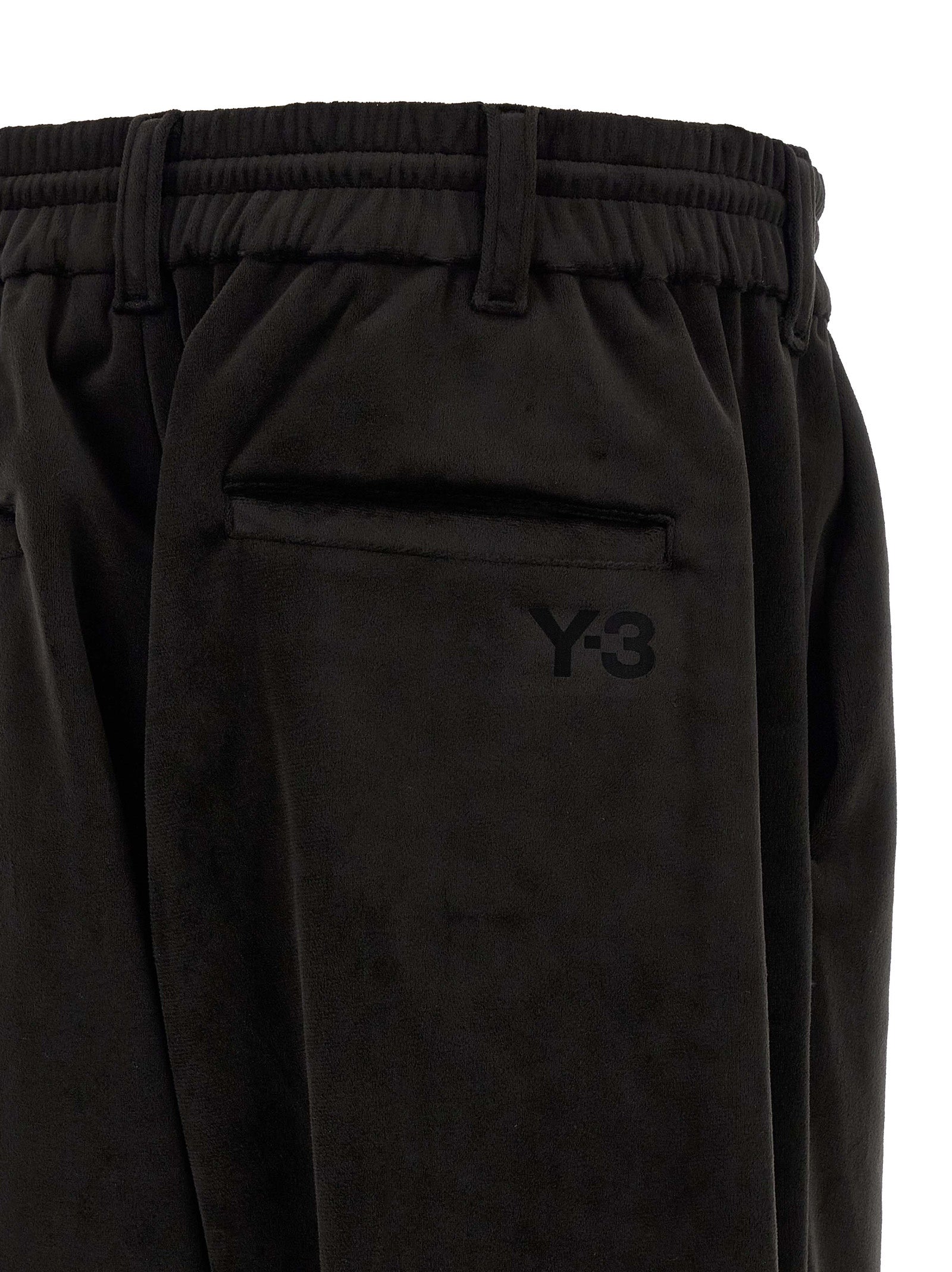 Y-3 Schwarze Trainingshose aus recyceltem Polyester