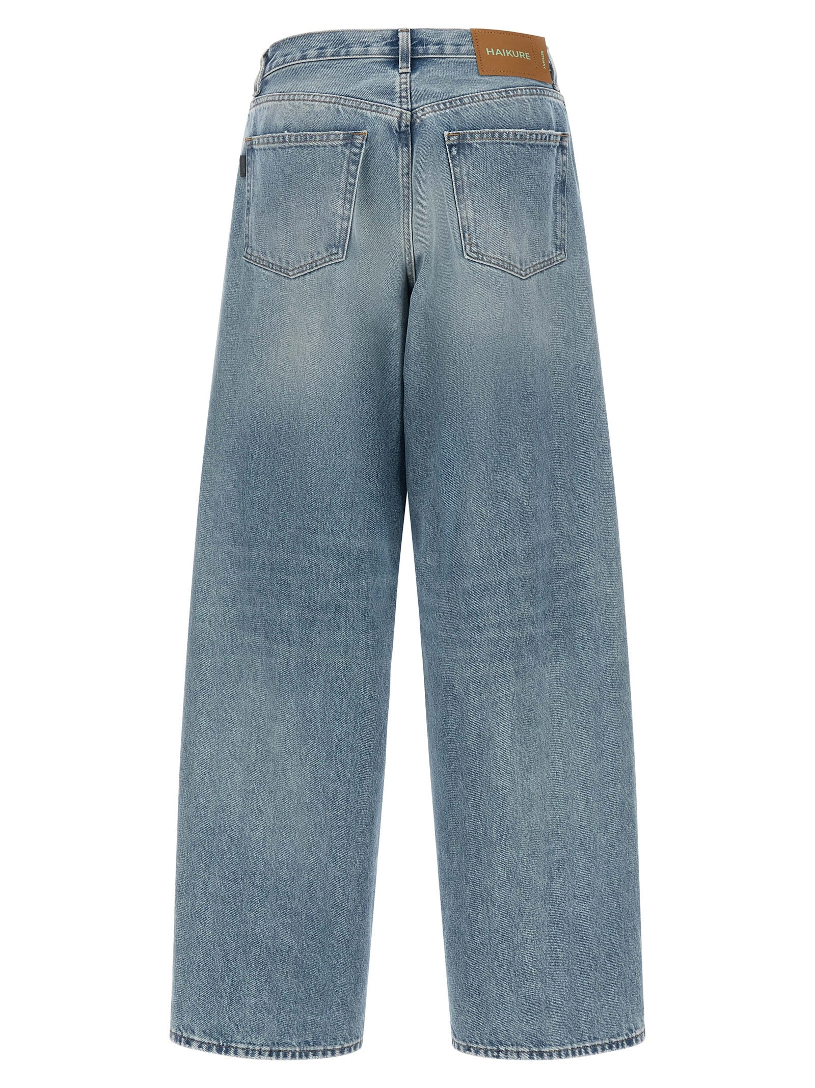 Haikure Blaue Baumwolljeans im Relaxed Fit