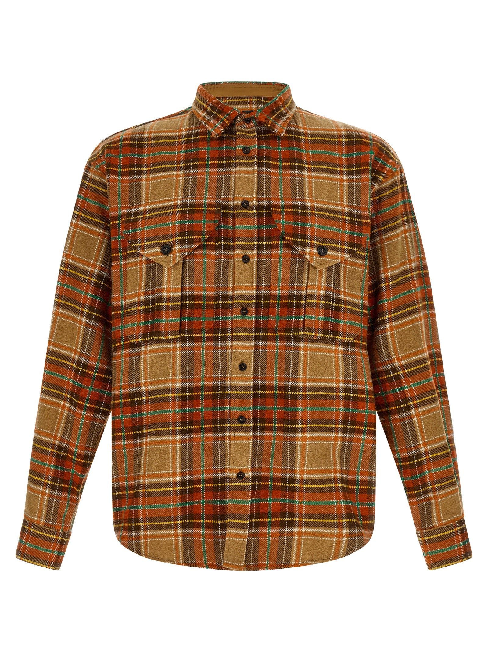 Dsquared² Orange Marabou Bluse