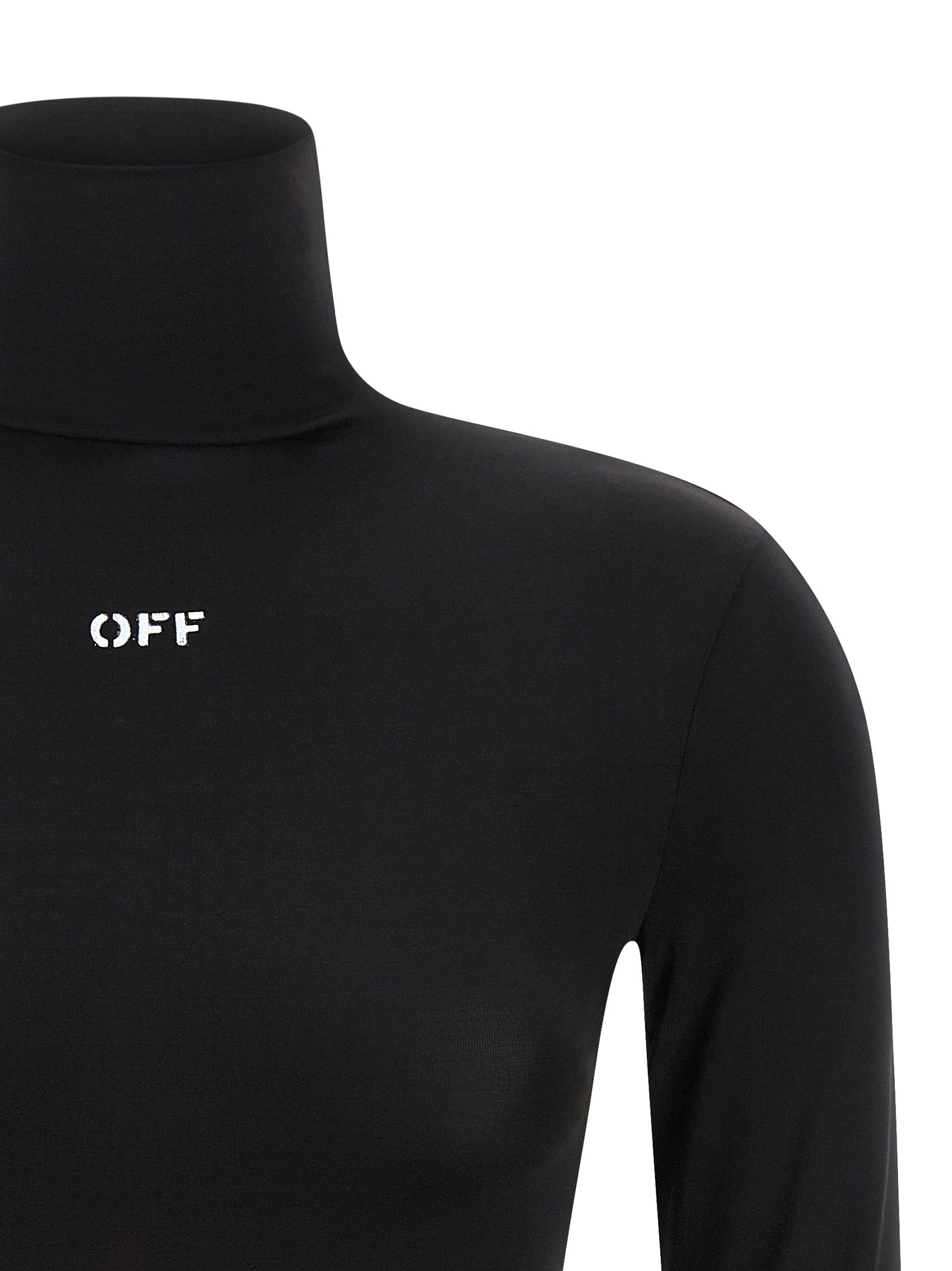 Off-White Schwarzer Cardigan aus Acetat