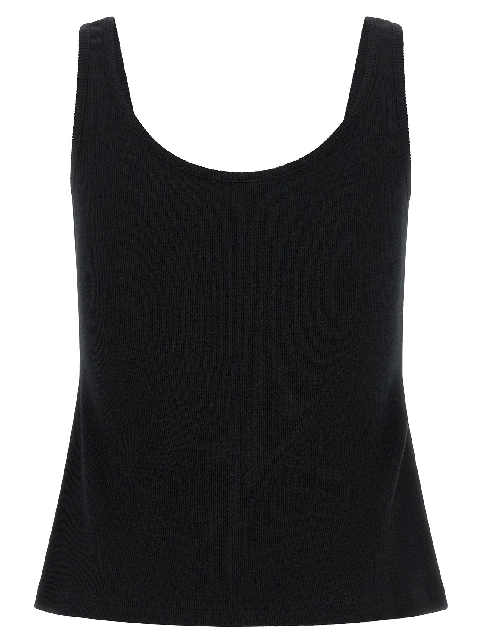Off-White Schwarze Baumwoll-Tanktops