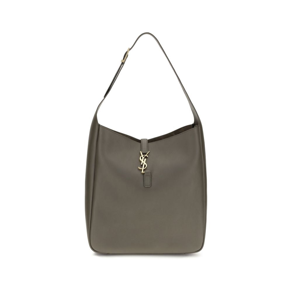 Saint Laurent Bicolor Calf Leather Bos Taurus Schultertasche