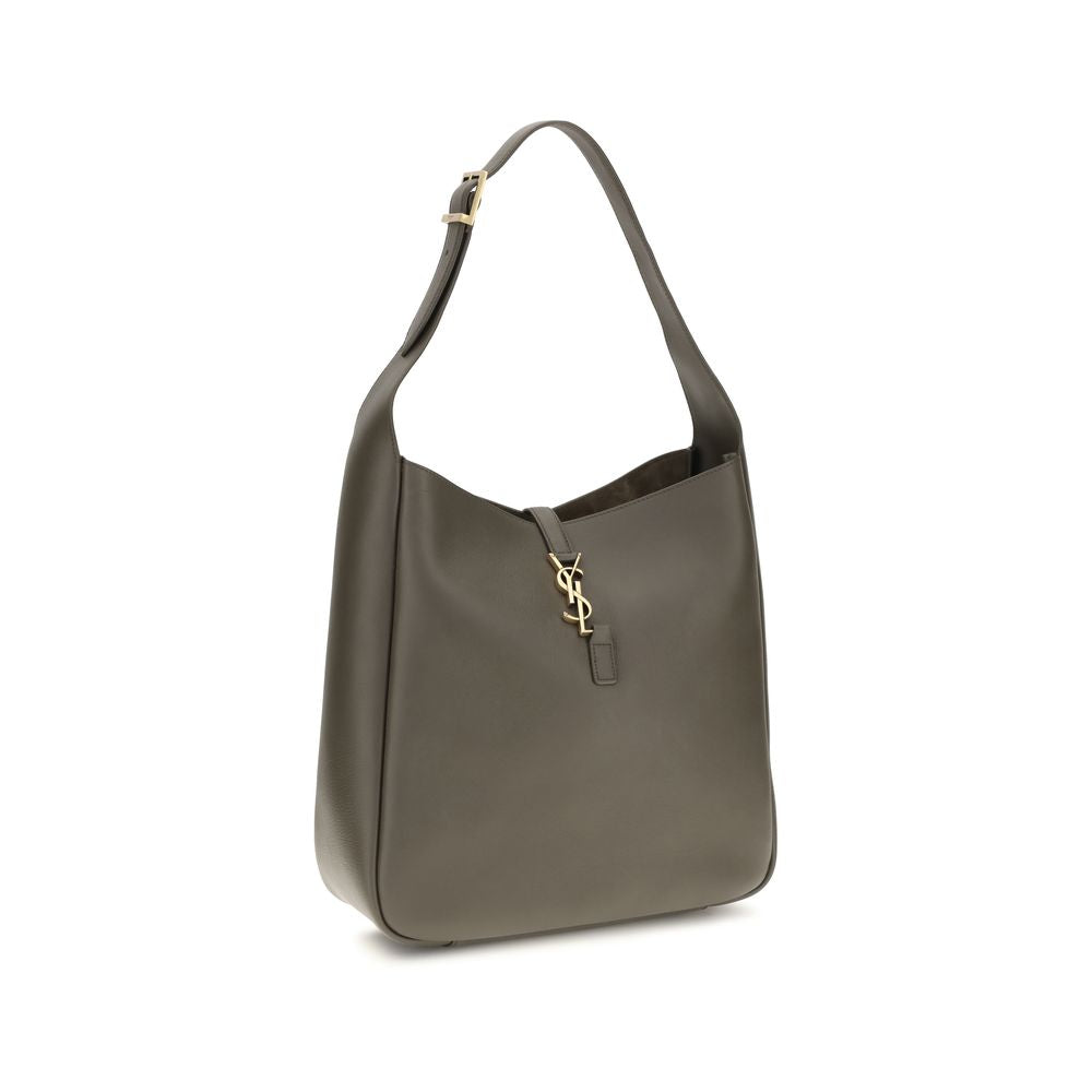 Saint Laurent Bicolor Calf Leather Bos Taurus Schultertasche