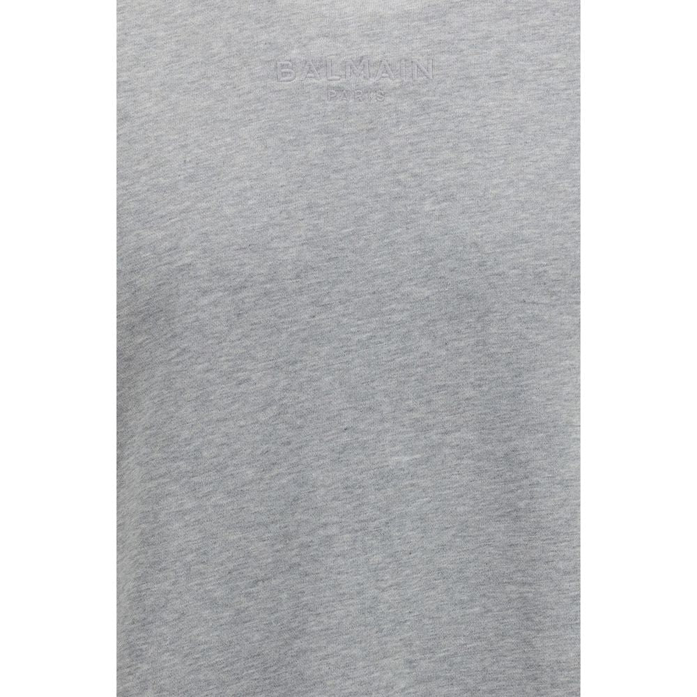 Balmain Grauer Baumwollpullover