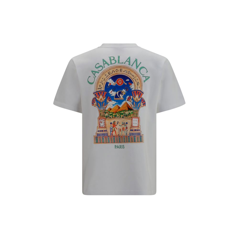 Casablanca Weißes Baumwoll-T-Shirt