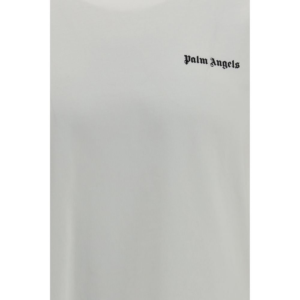 Palm Angels Weißes Baumwoll-T-Shirt