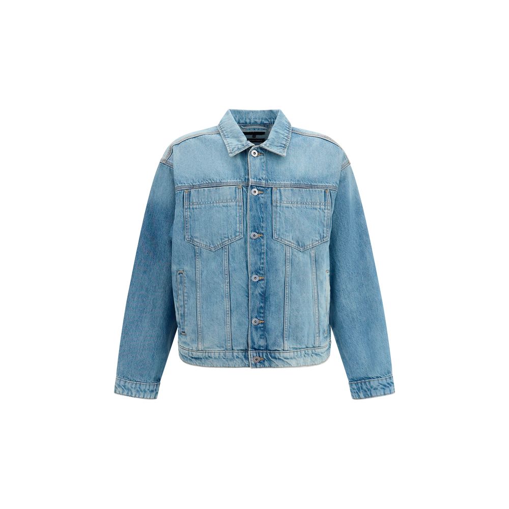 7FOR Blaue Jeansjacke aus Baumwolle