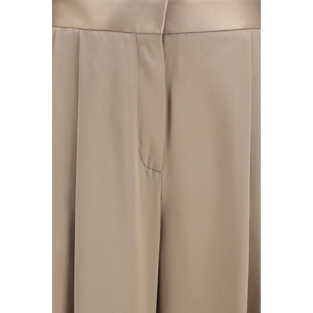 Tom Ford Beige Seidenhose