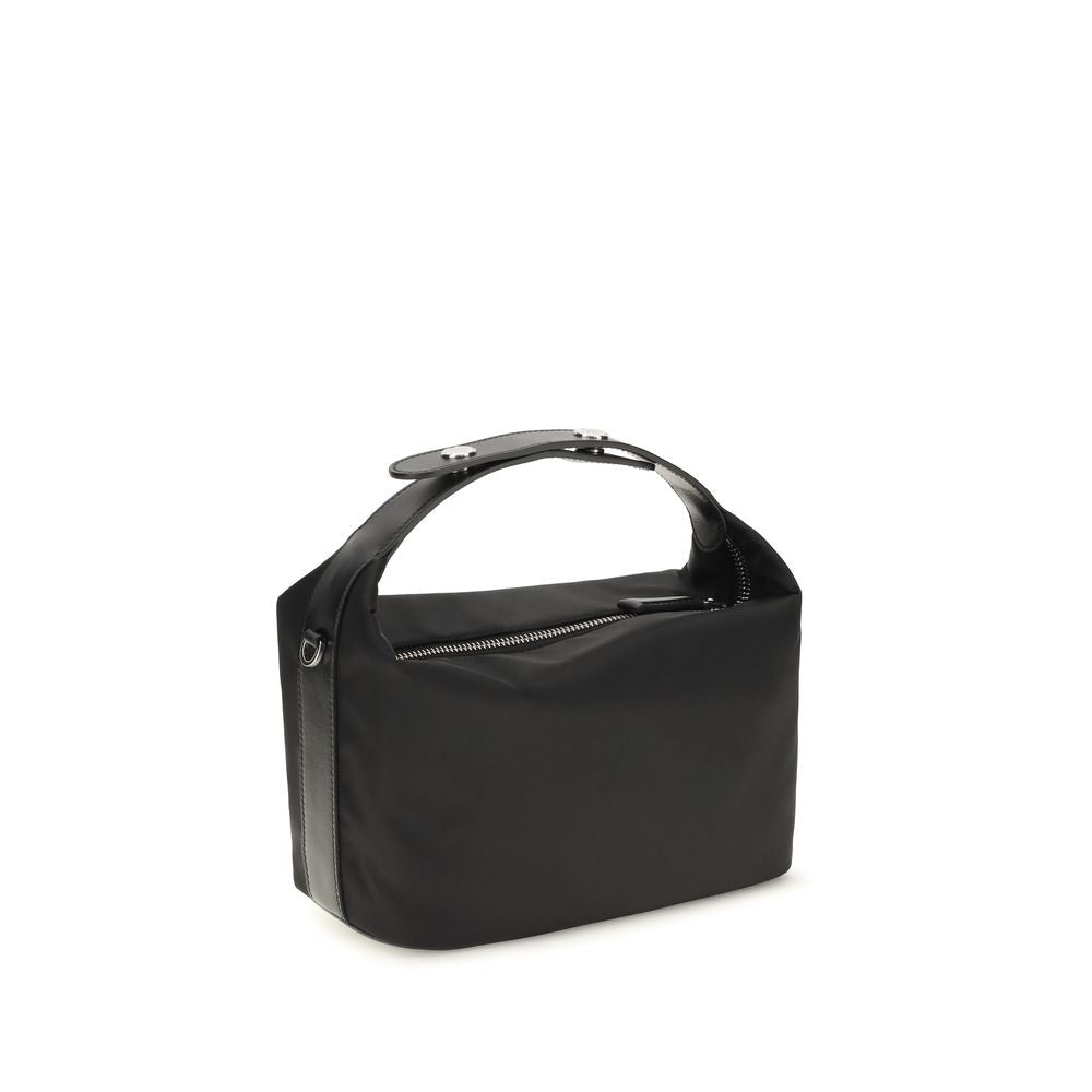 Prada Schwarze Schultertasche aus recyceltem Polyamid