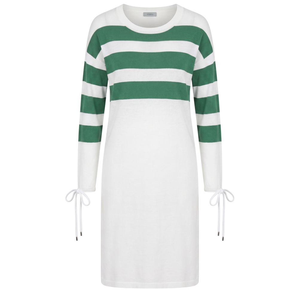 Malo Baumwollkleid in Weiß